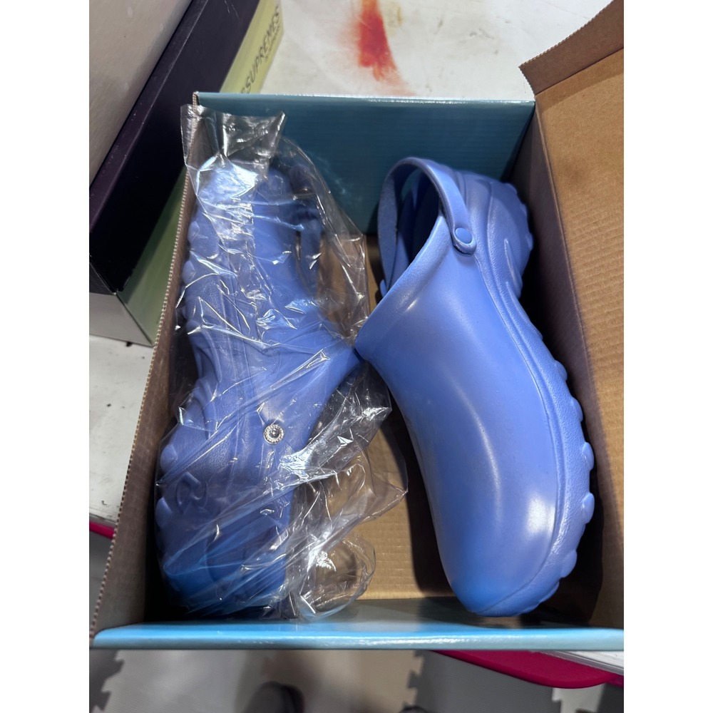 Rockers R-Clogz Lights DBL Light Blue Nursing Clogs Womens 6 Mens 4 RCLOGZLIG